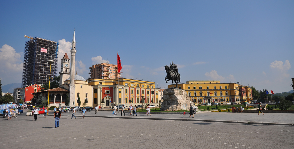 Skanderbeg Square is one of the things to do in Tirana