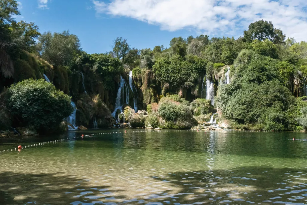 Kravice Waterfalls is one of the best places to visit in the Balkans