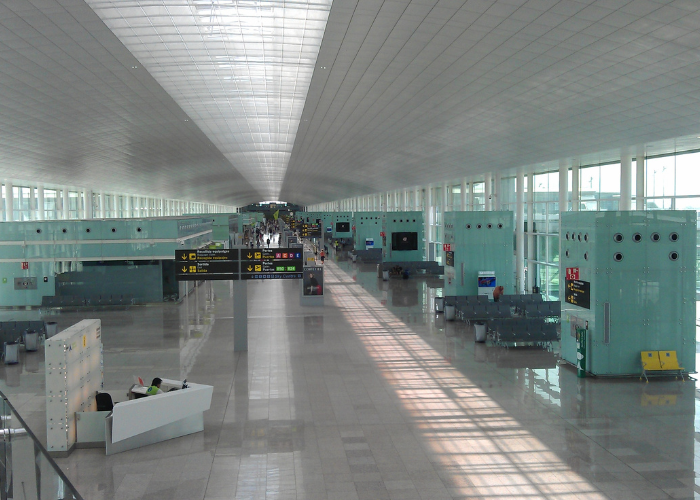 Aeropuerto el Prat en Barcelona