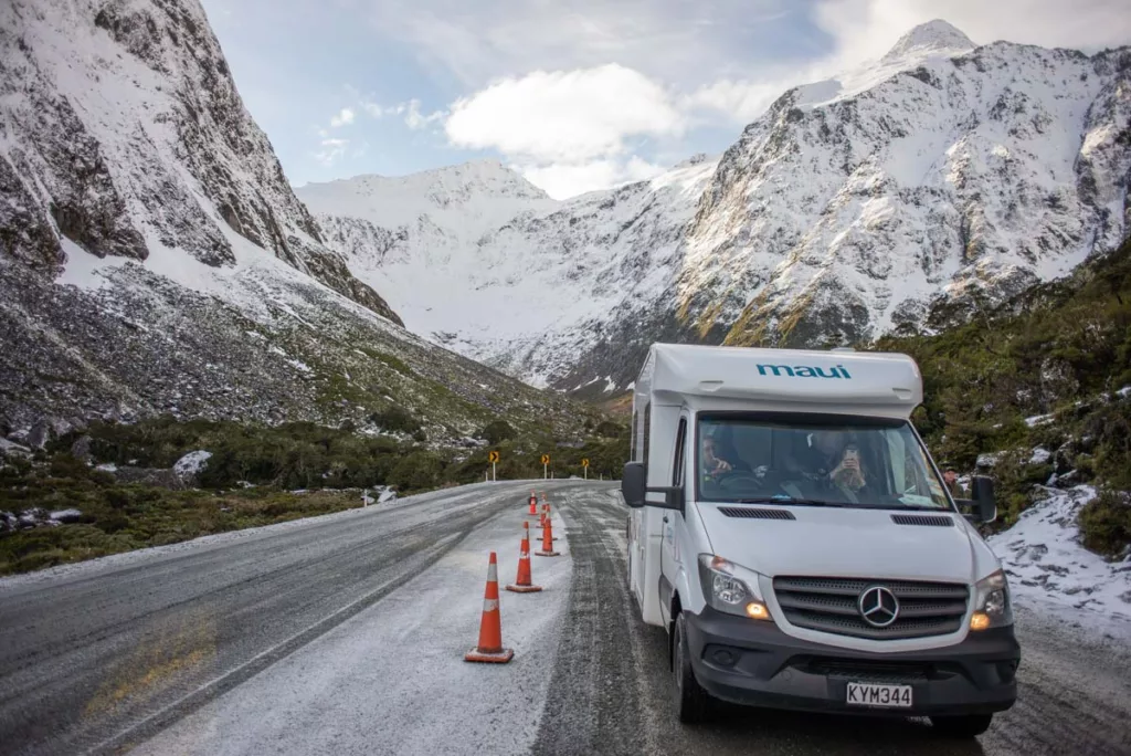 a Motorhome in New Zealand, one of the best places to travel with your significant other
