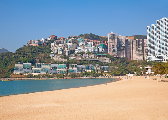 Repulse beach, Hong Kong shoreline