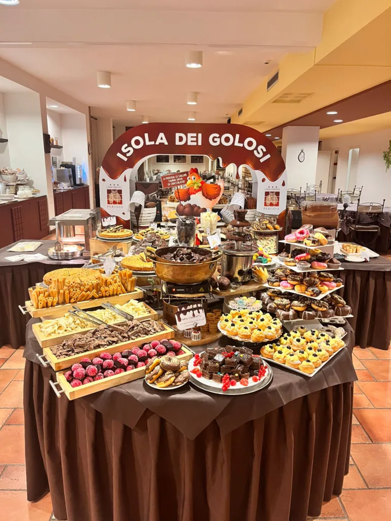 Two Weeks In Italy Itinerary: Best Italy Itinerary 14 Days 6 Breakfast at Chocohotel is a buffet
