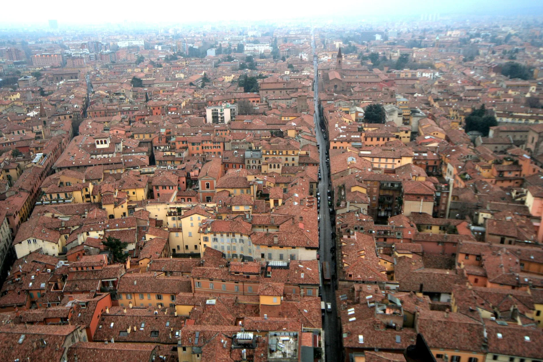 Two Weeks In Italy Itinerary: Best Italy Itinerary 14 Days 15 city bird s eye view italy bologna