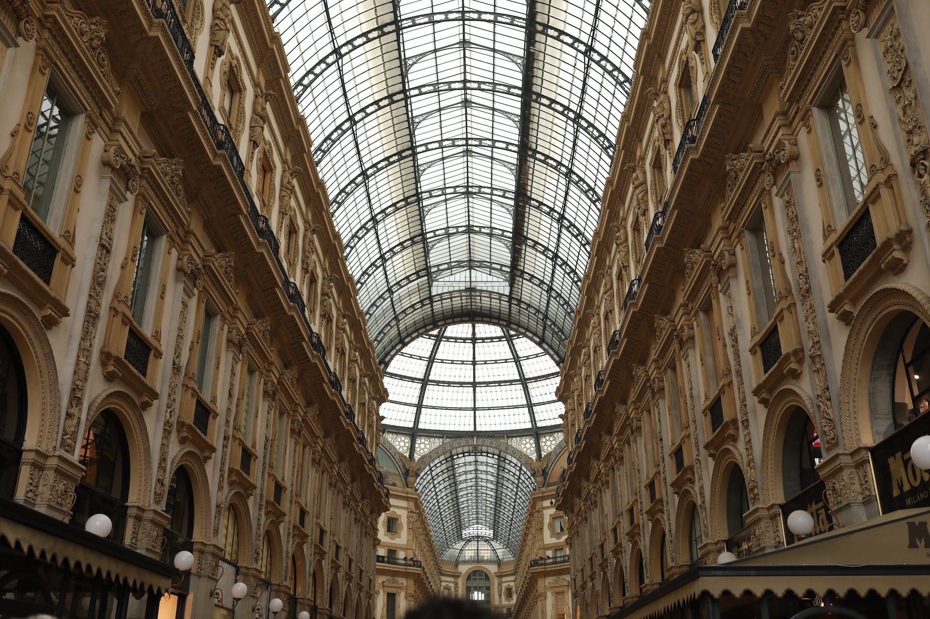 Two Weeks In Italy Itinerary: Best Italy Itinerary 14 Days 11 glass roof of galleria vittorio emanuele ii in milan italy