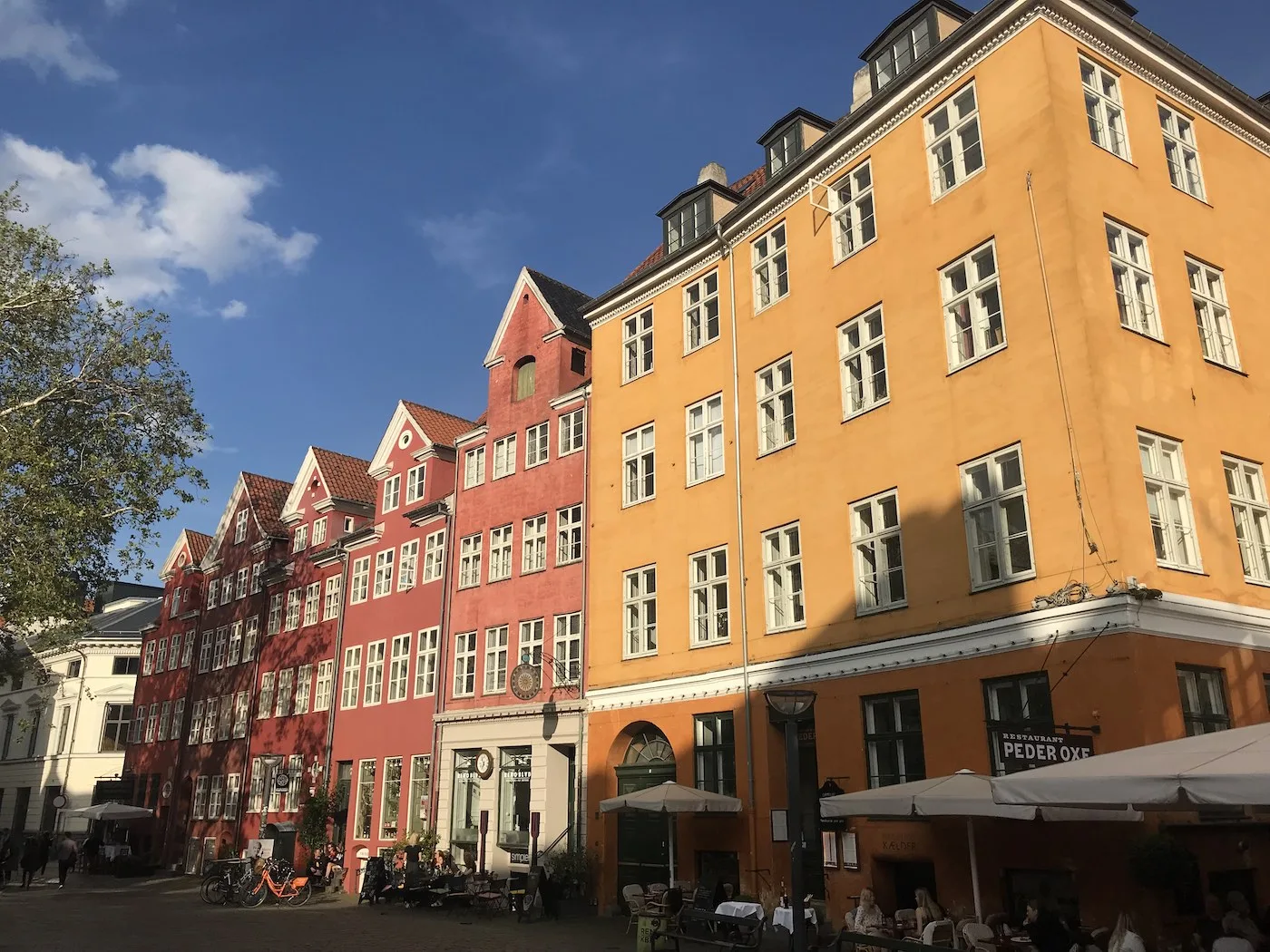 Colorful building in Stroget, Copenhagen