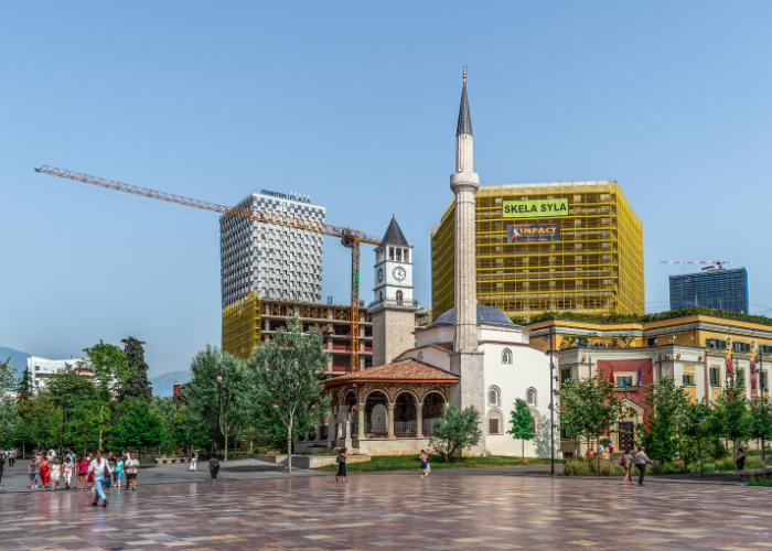Ethem Bey Mosque in Tirana Albania