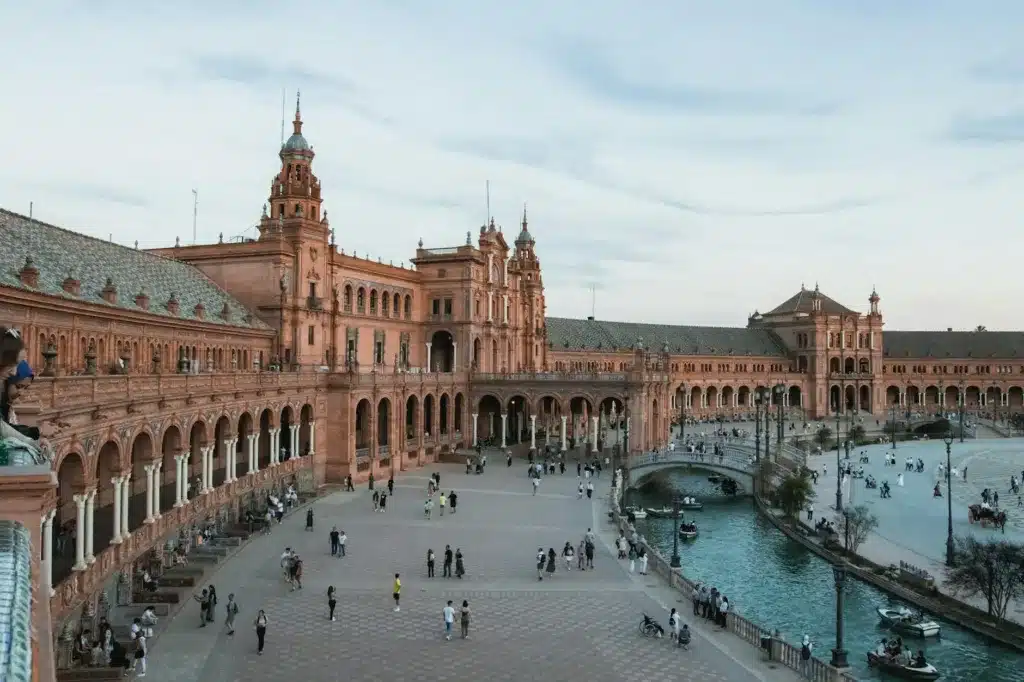 Spain Solo Female Travel Comprehensive Guide 2026 8 pavilion buildings on plaza de espana