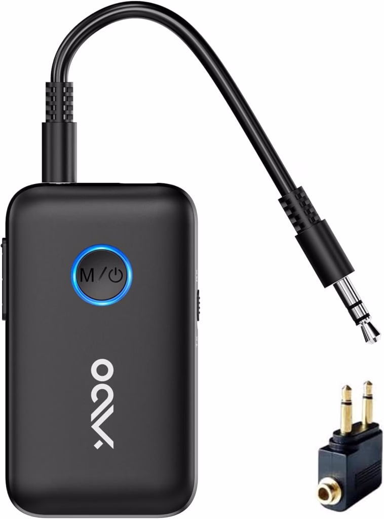 Regalos Para Secret Santa 2026 - Edición Viajera 11 Bluetooth Adapter para Audio de aviones
