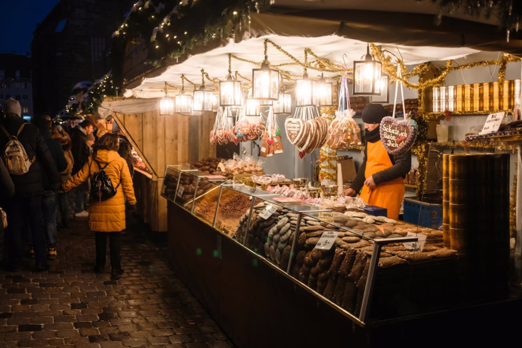 Best Places to Travel After Christmas 2026 9 christmas market with gingerbreads in nuremberg
